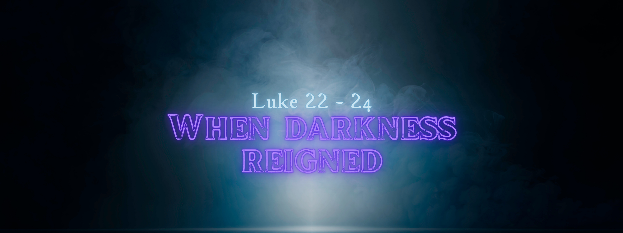 *New Sermon Series*LISTEN HERE